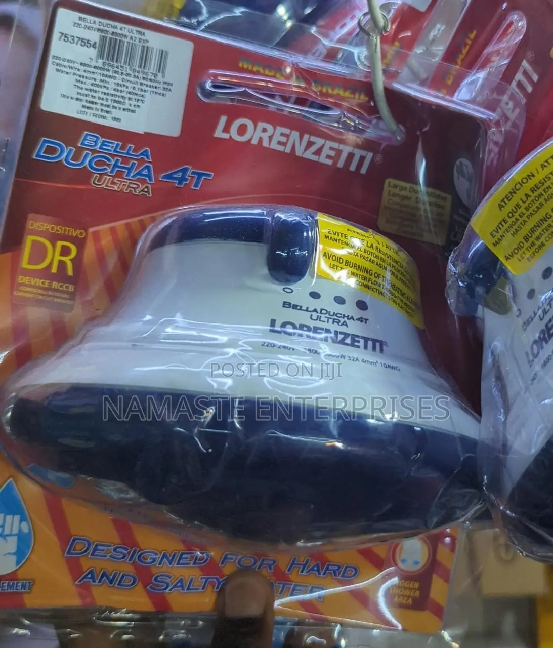 LORENZETTI Bella Ducha Shower Heater - Hot Shower in Seconds