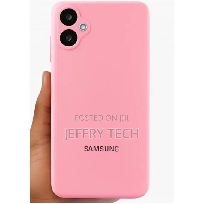 Soft Silicone Phone Case for Samsung Galaxy A06 Shockproof Anti - Pink