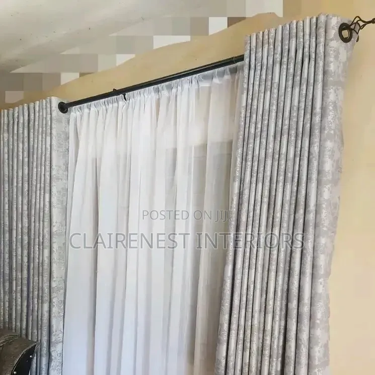 Create Comfort With Elegant Fabrics Window Curtain Rods