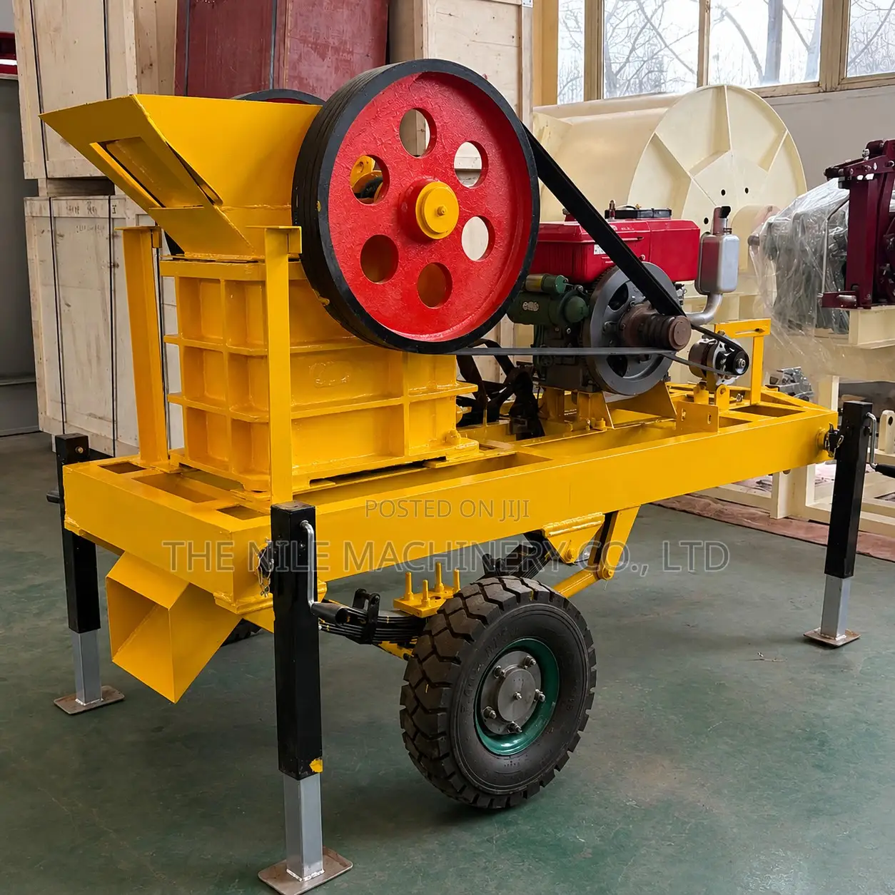 High Quality Portable Rock Diesel Jaw Crusher 150x100/150x250/250x400