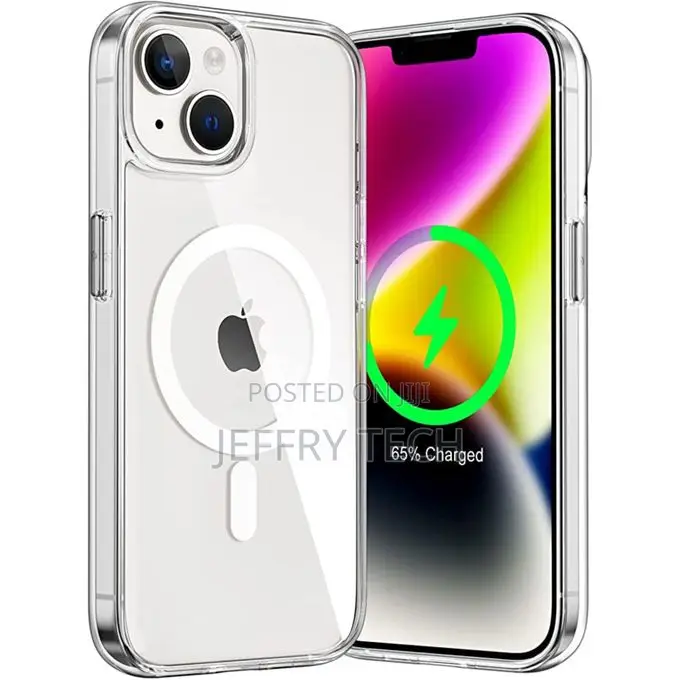 Clear Transparent MagSafe Silicone Case for iPhone 13 Mini – Shockprr