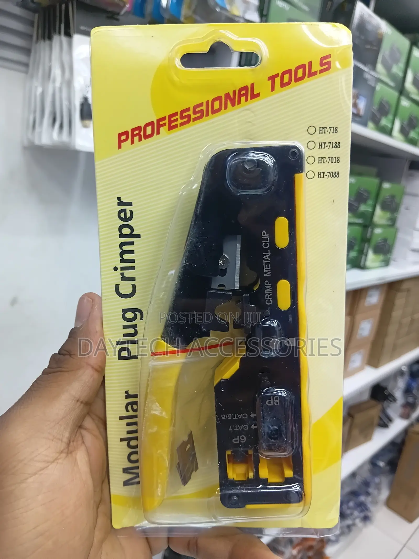 Pass Through RJ45 Crimp Tool