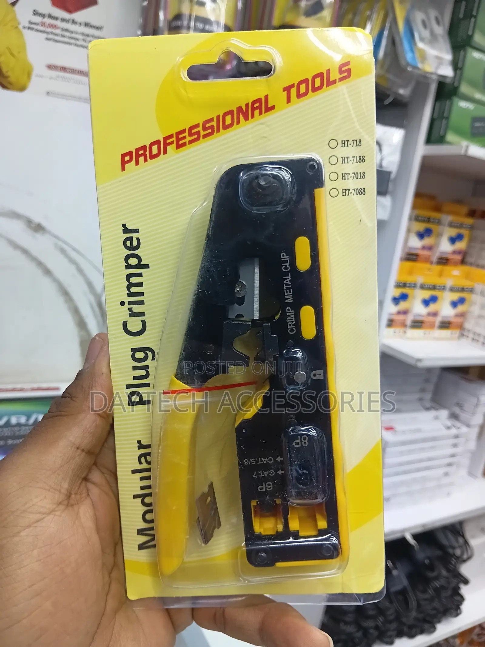 Pass Through RJ45 Crimp Tool