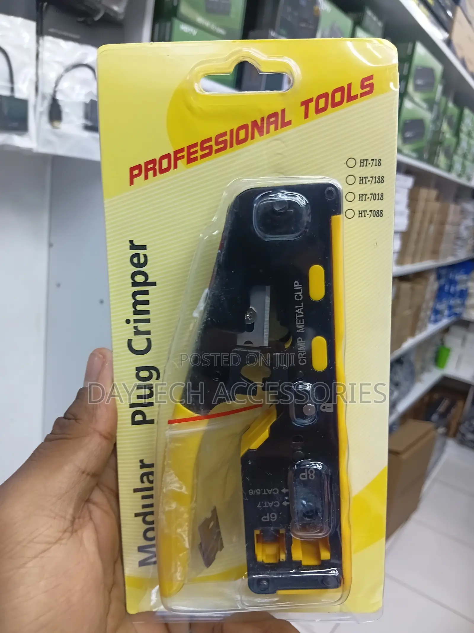 Pass Through RJ45 Crimp Tool