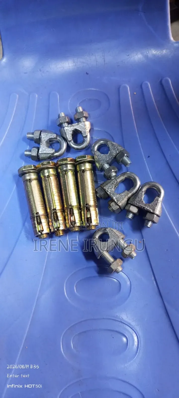Gym Cable U Bolt Hooks