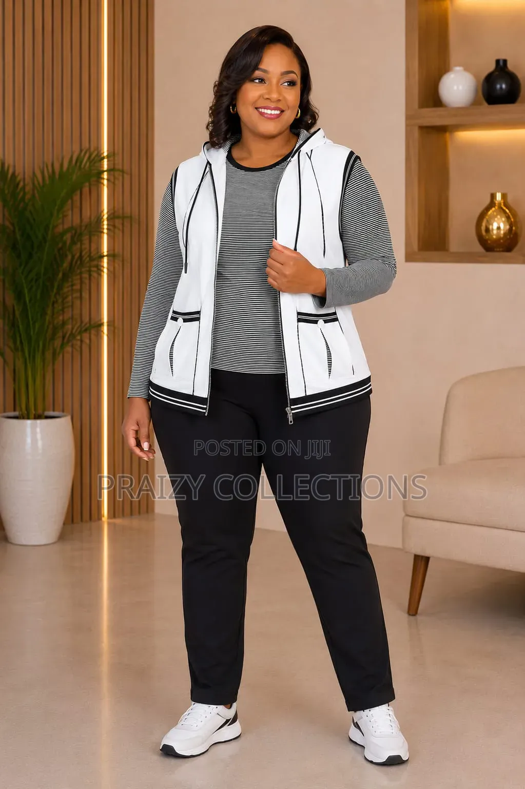 Stylish 3-Piece Casual Set Original Women Tracksuits Turkey Sample