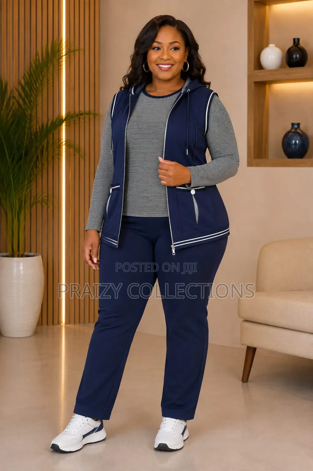 Stylish 3-Piece Casual Set Original Women Tracksuits Turkey Sample