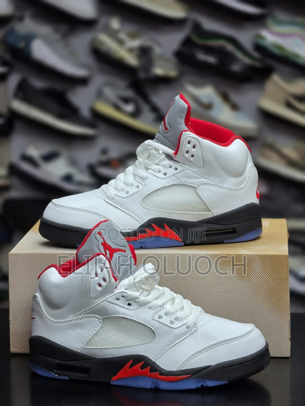 Air Jordan Fire Red Silver Tongue