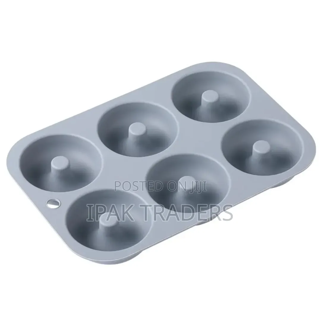 Nonstick 3D Donut Shape Silicon Baking Cake Tin