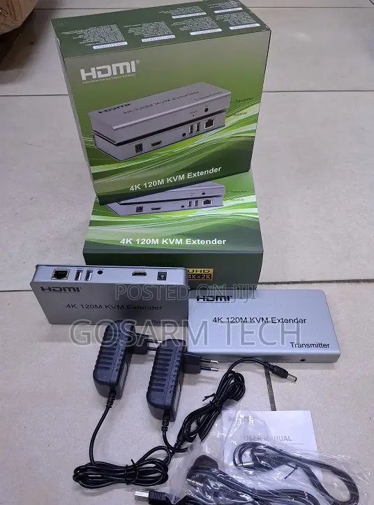120m Hdmi KVM Extender Kit Full Hd/ USB KVM Over Cat6