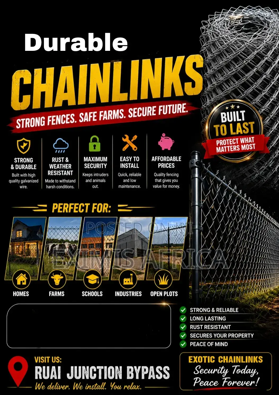 5ftGauge Chainlink Gauge 12.5 80x80mm Mesh