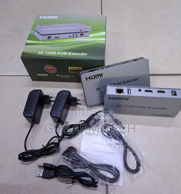 120M HDMI KVM Extender Kit Transmitter Receiver With USB KVM Functio