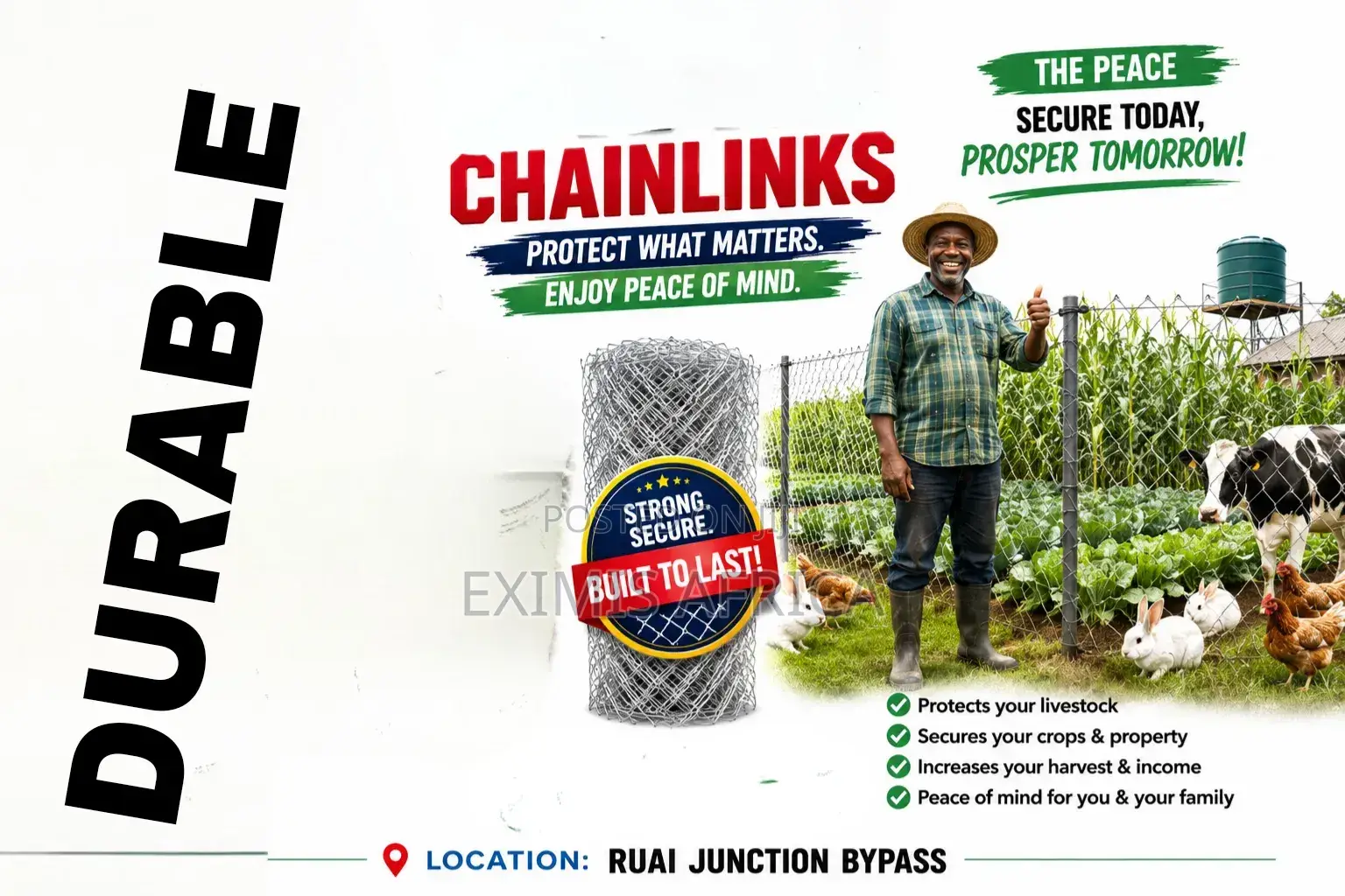 6ft Chainlink Gauge 12.5, 50x50mm