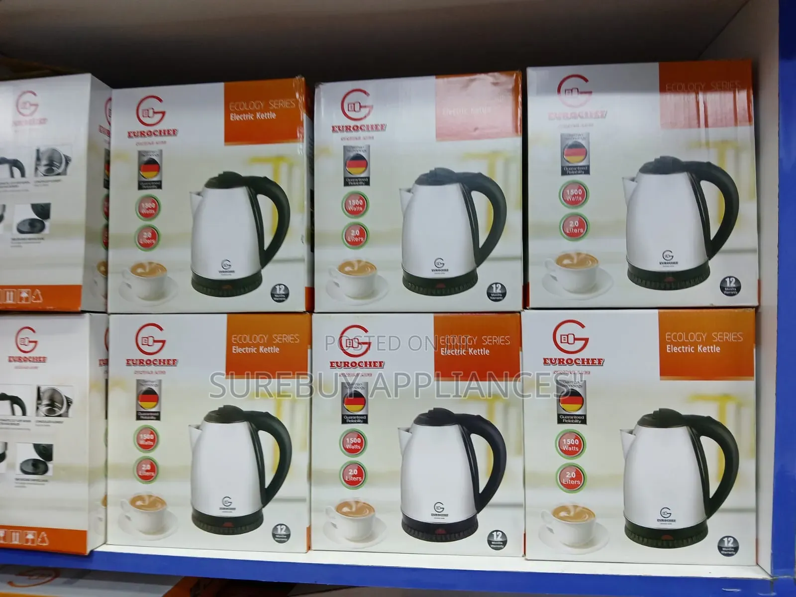 Eurochef Electric Kettles Available