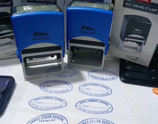 Shiny Self-Inking Stamps for Schools