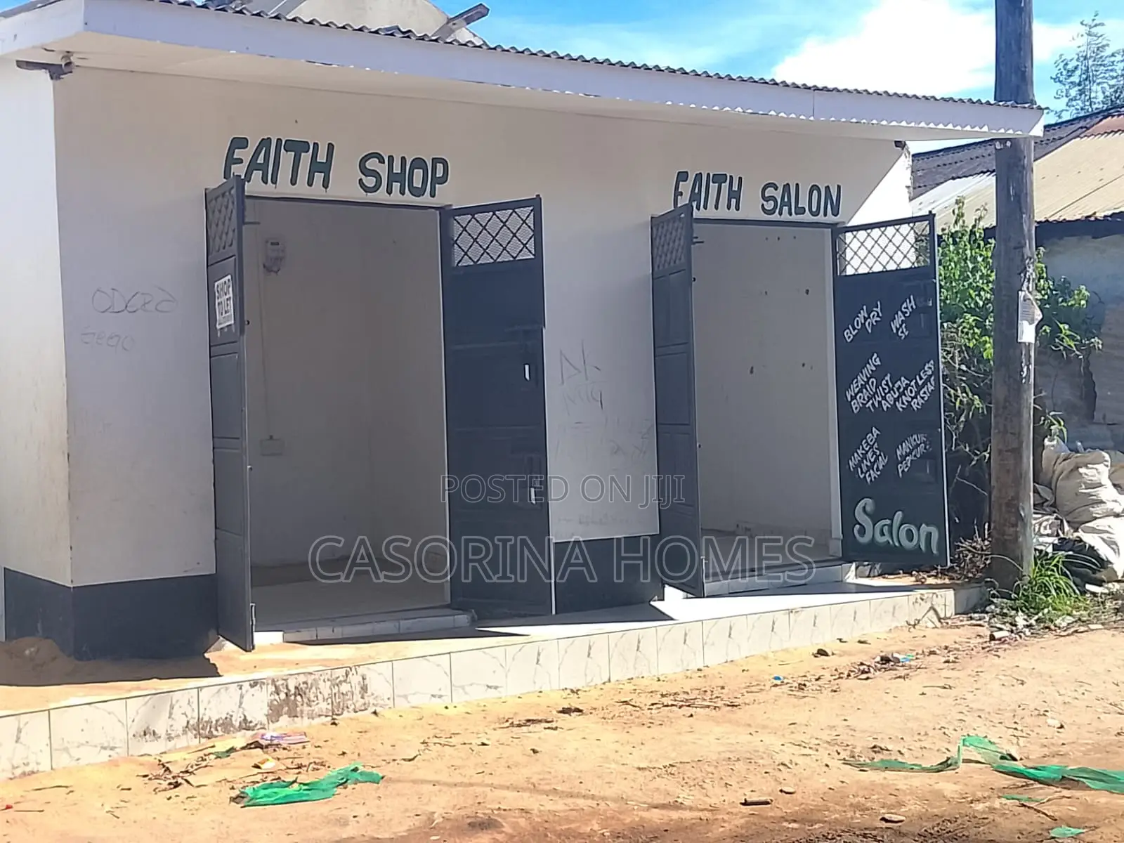 2 Commercial Shops to Let in Mtwapa Near George Hospital (KES 6,000)