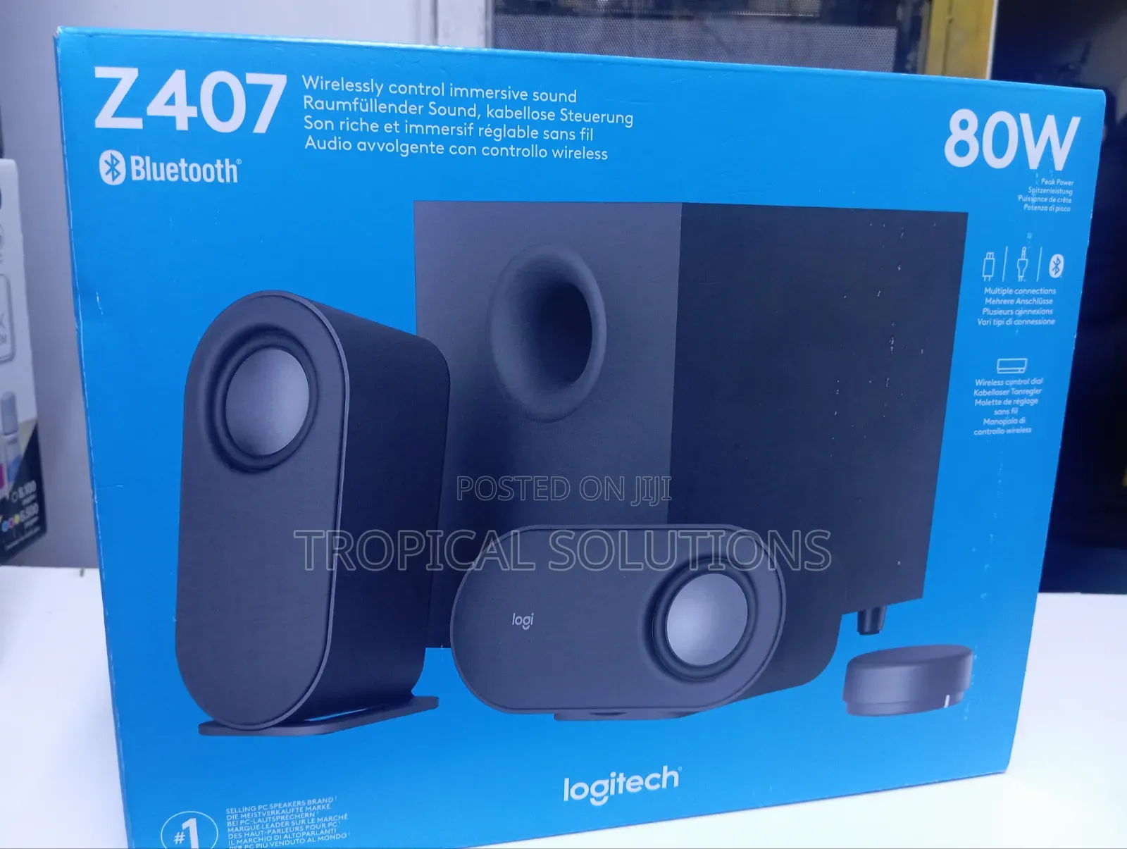 Logitech Z407 Bluetooth Speaker// 80W Speaker
