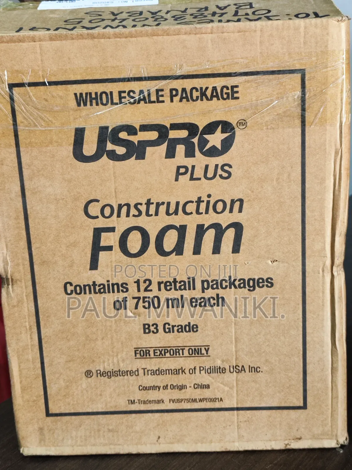 USPRO Plus Professional Expanding Foam