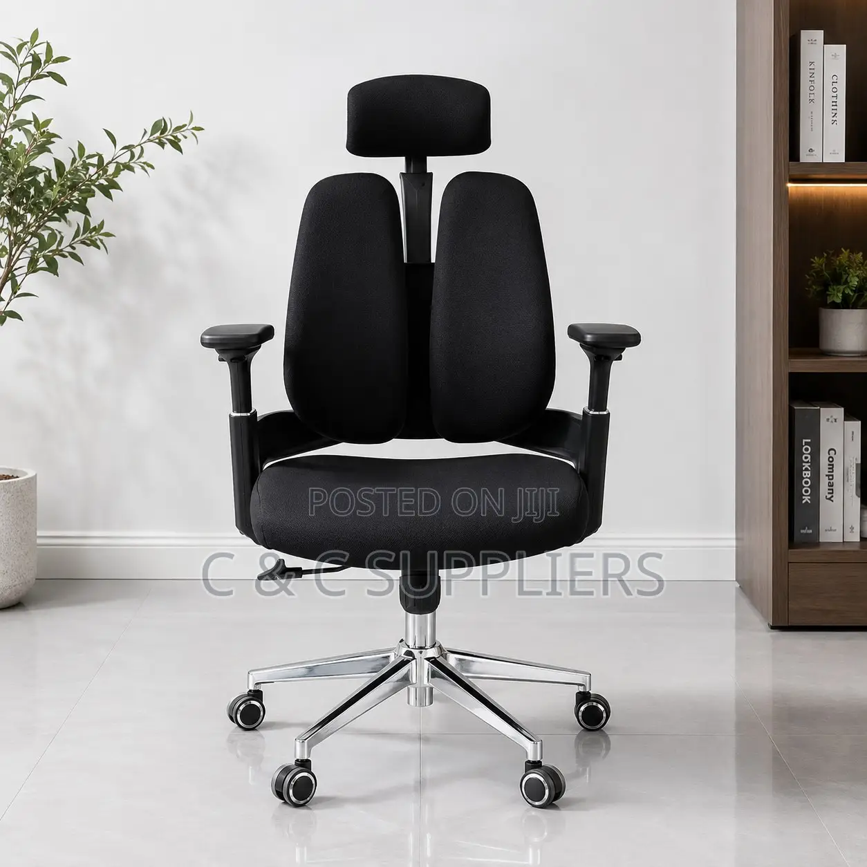 Executive Dual Back Fabric Chair.