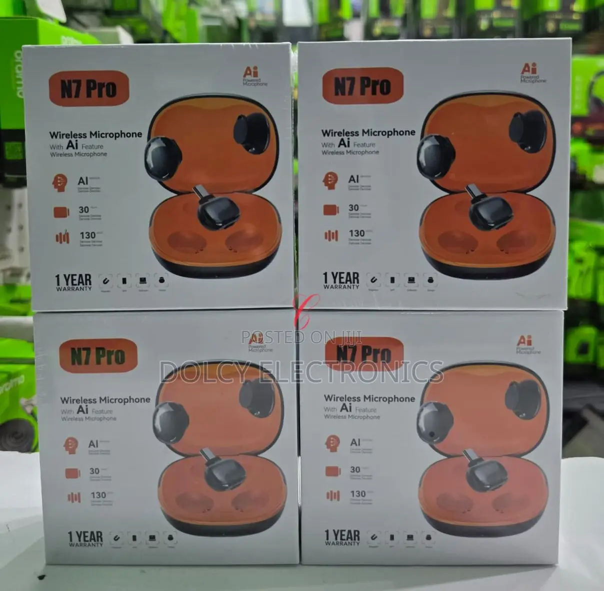 N7 Pro AI Powered NC Tiny Magnetic Wireless Microphone