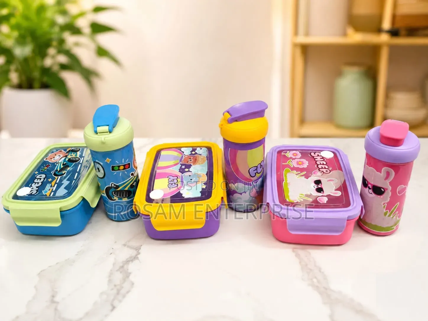 2pcs / Set 2 Compartment Bento Lunch Box