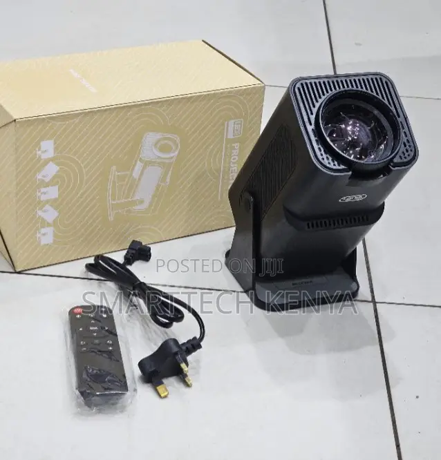 HY320 Mini Portable LED Projector Android 13, WiFi 6, 1080p Support