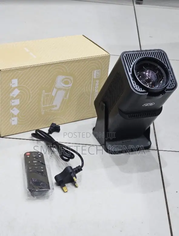 HY320 Mini Portable LED Projector Android 13, WiFi 6, 1080p Support
