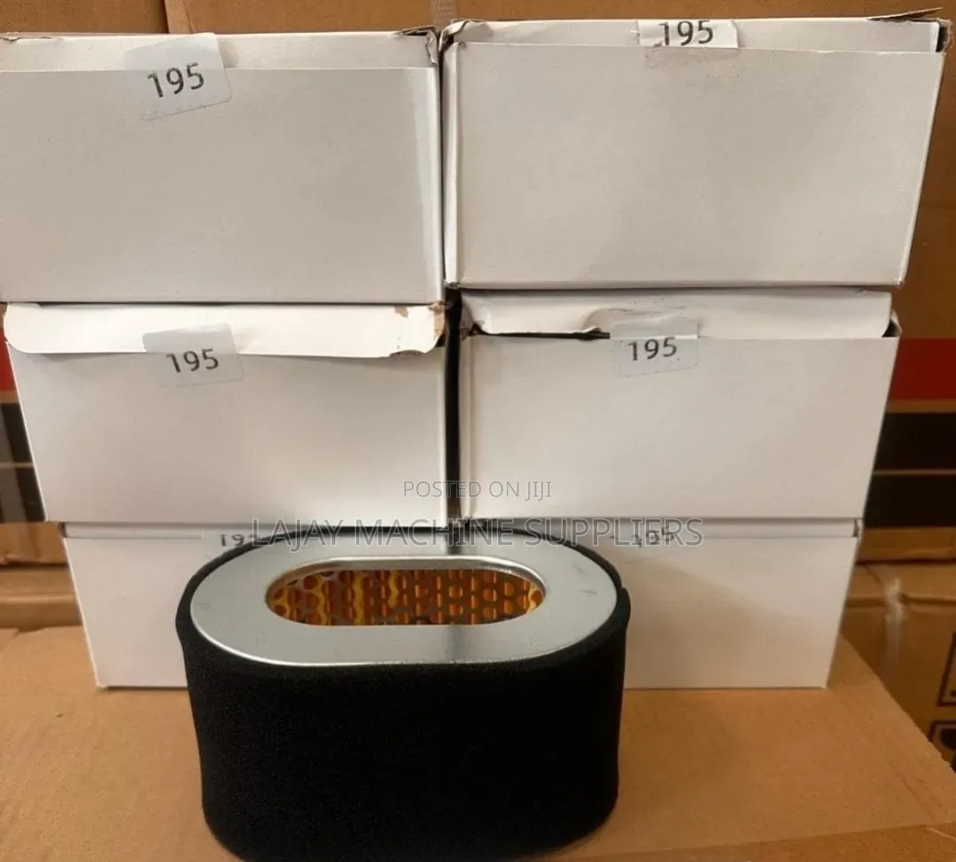 195F Air Cleaner Element, Oval-Shaped Replacement Air Filter