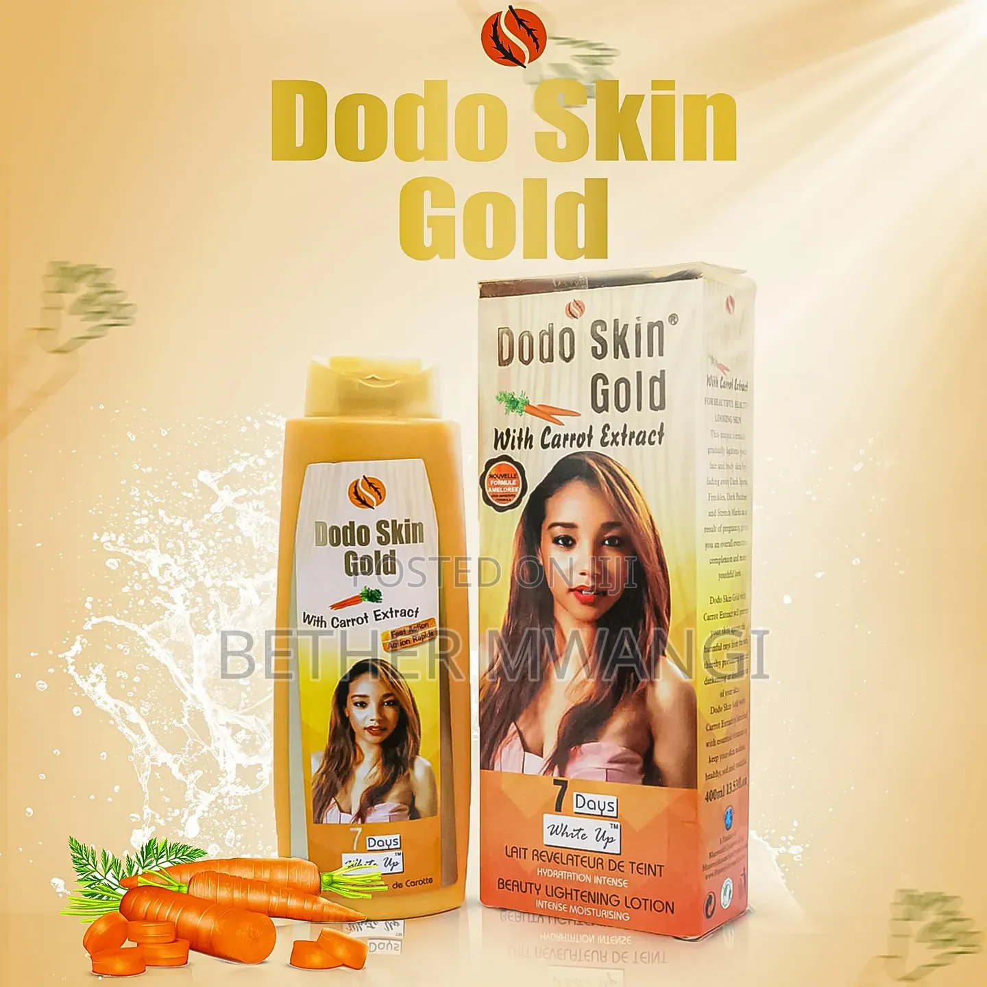 Dodo Skin Gold With Carrot Extract Fast Action Lotion in Kenya