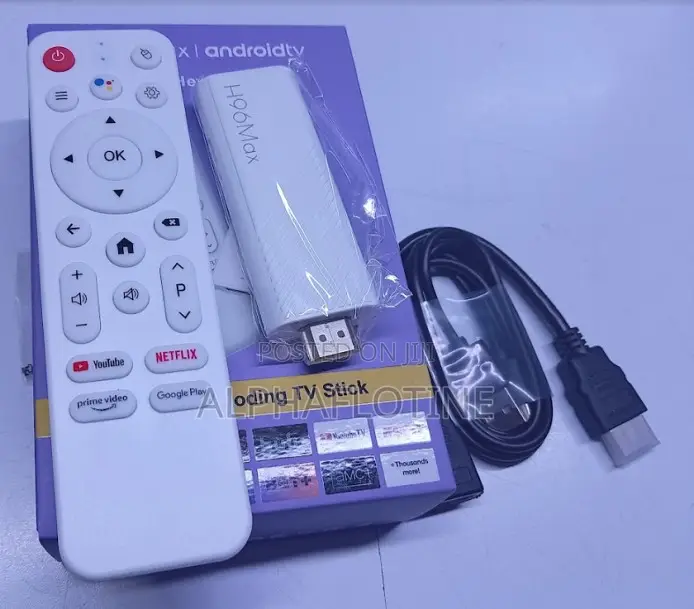 H96 Max Android TV Stick Faster Streaming Media Device