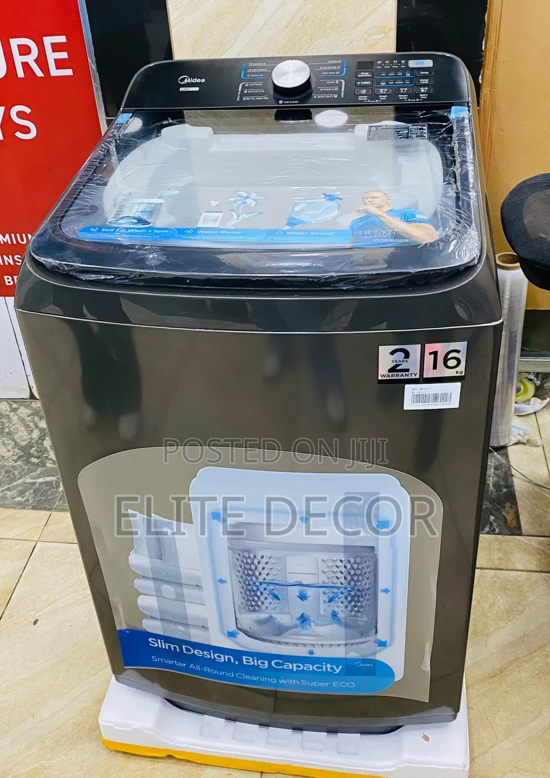 Midea 16KG Fully Automatic Washing Machine – MA512W160/T