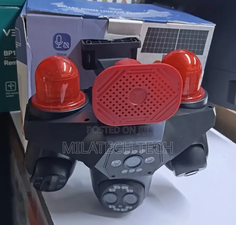 4 Lens 4G SIM Solar Surveillance Camera
