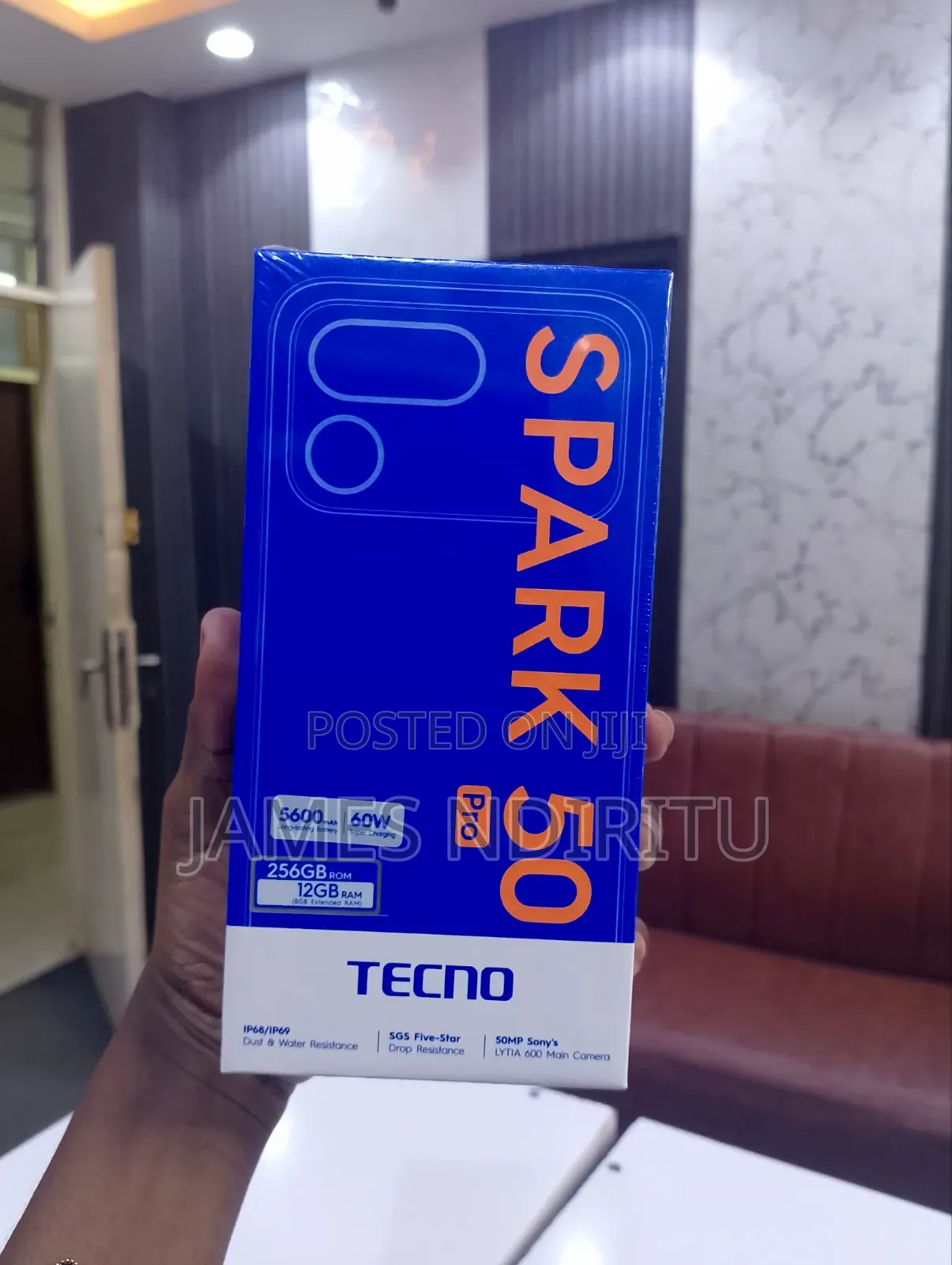 New Tecno Spark 50 Pro 256 GB Black