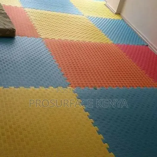EVA Gym Mat 10mm | 60×60cm Interlocking Exercise Flooring