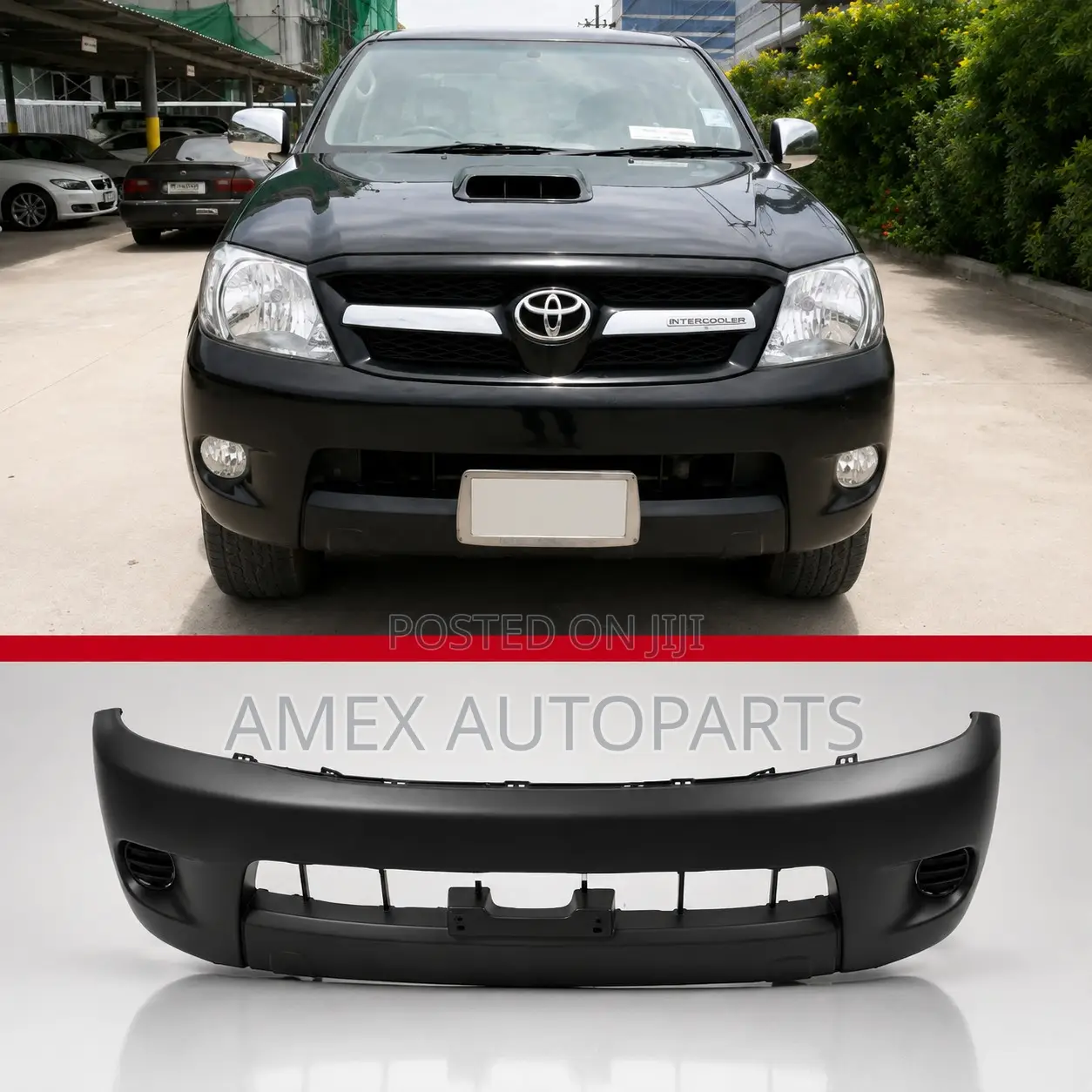 Front Bumper Toyota Hilux Vigo 2004 Onwards 2wd