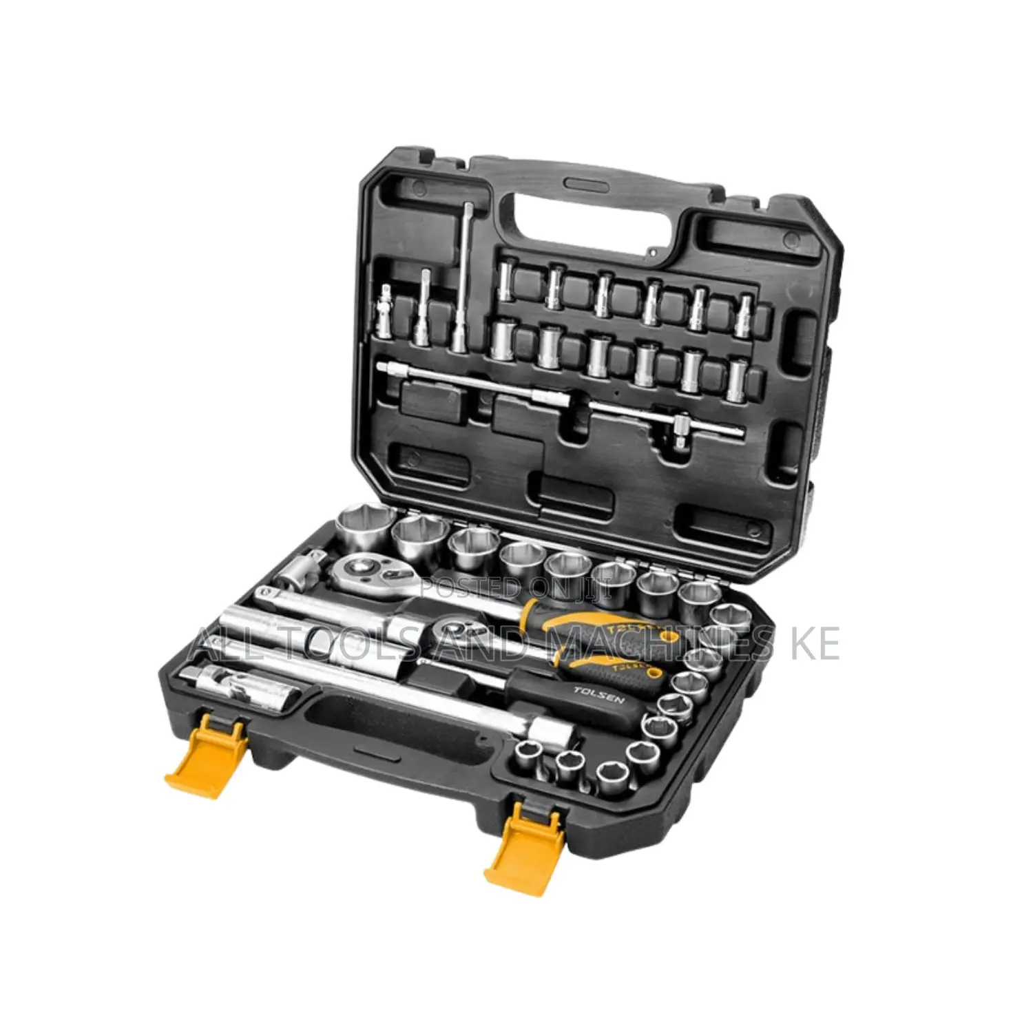 TOLSEN Industrial 45PCS Socket Set – Ultimate Heavy-Duty Professional