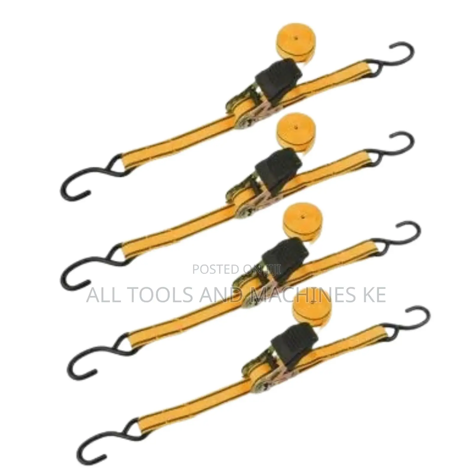 TOLSEN Ultimate 4 PCS Industrial Ratchet Tie Down Set 25MM*5M