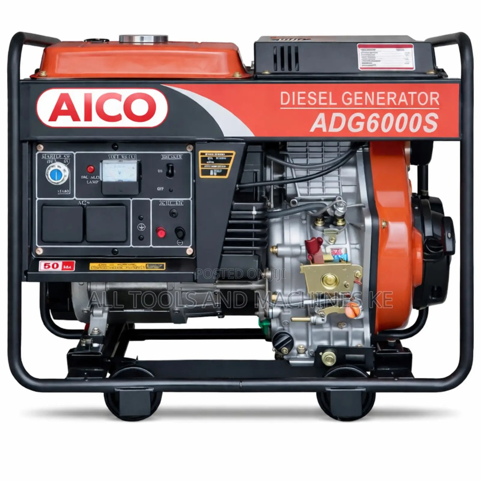 Heavy-Duty AICO Diesel Generator 8KVA – Reliable Backup Power Solution