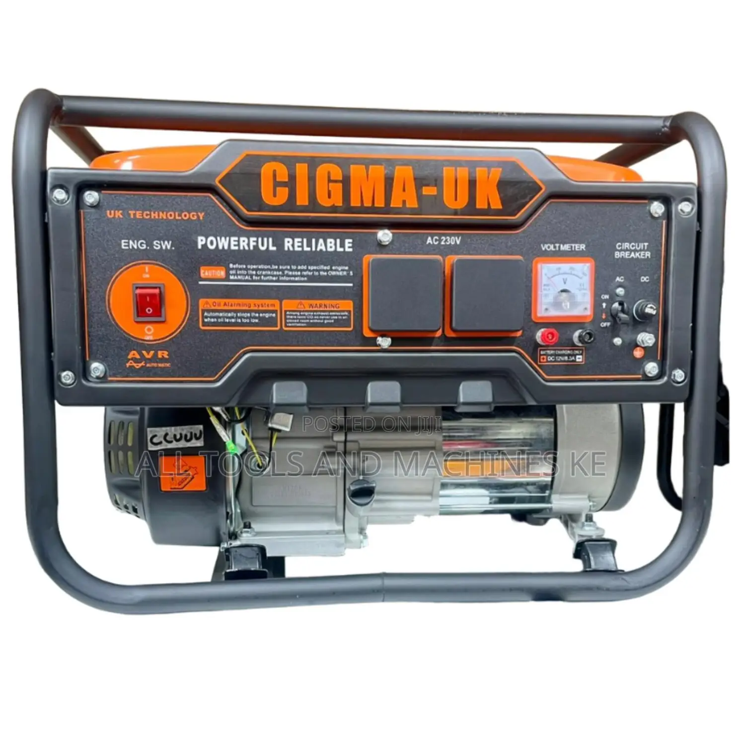 CIGMA UK 4000A Gasoline Generator Reliable 2.8kW Compact Power