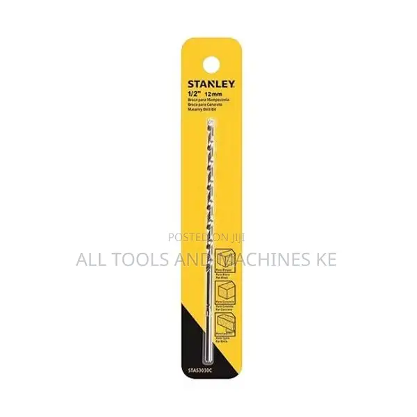 STANLEY 12MM X 150MM MASONRY BIT Durable Reliable Professional
