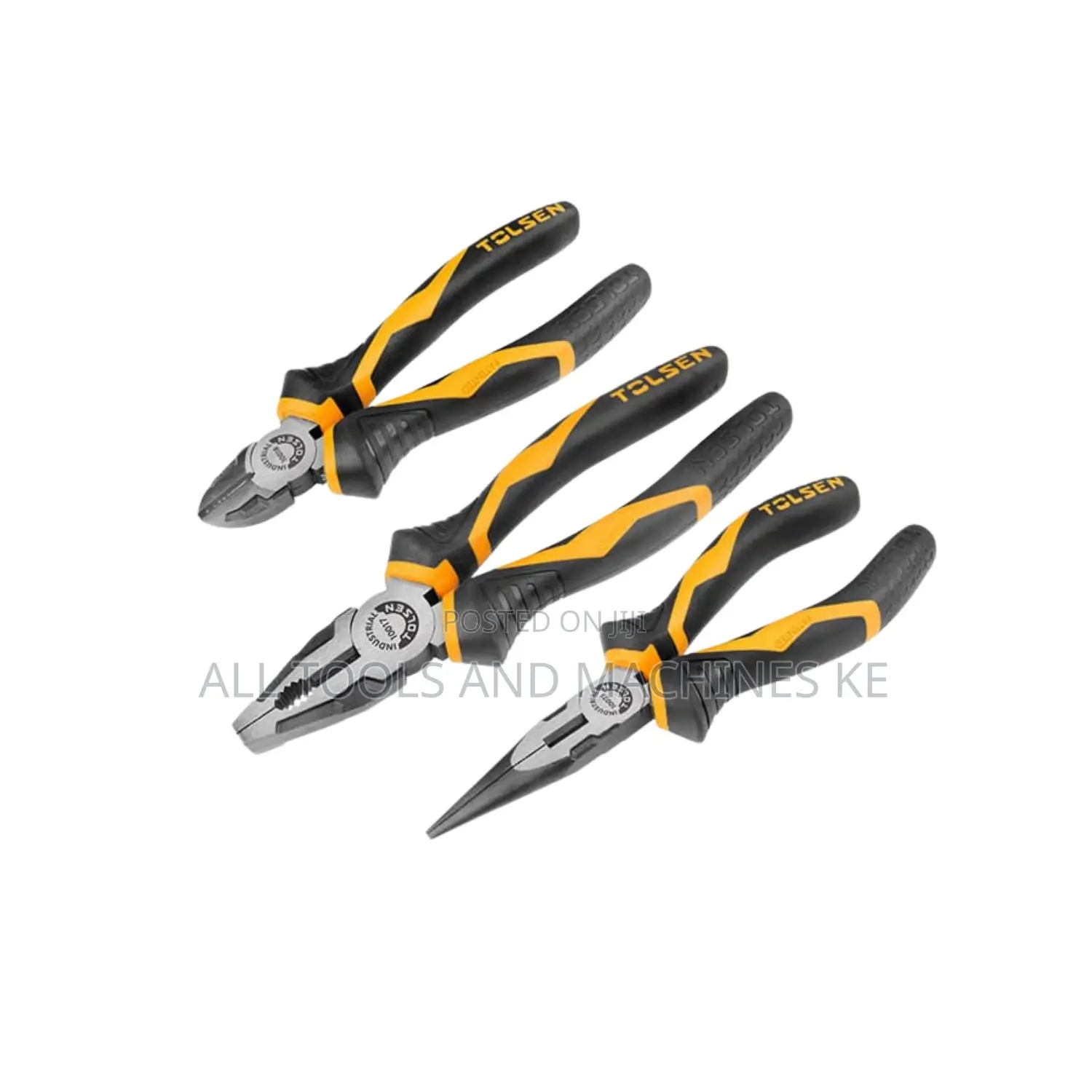 Ultimate Heavy Duty TOLSEN Industrial 3PCS Pliers Set Grip Series