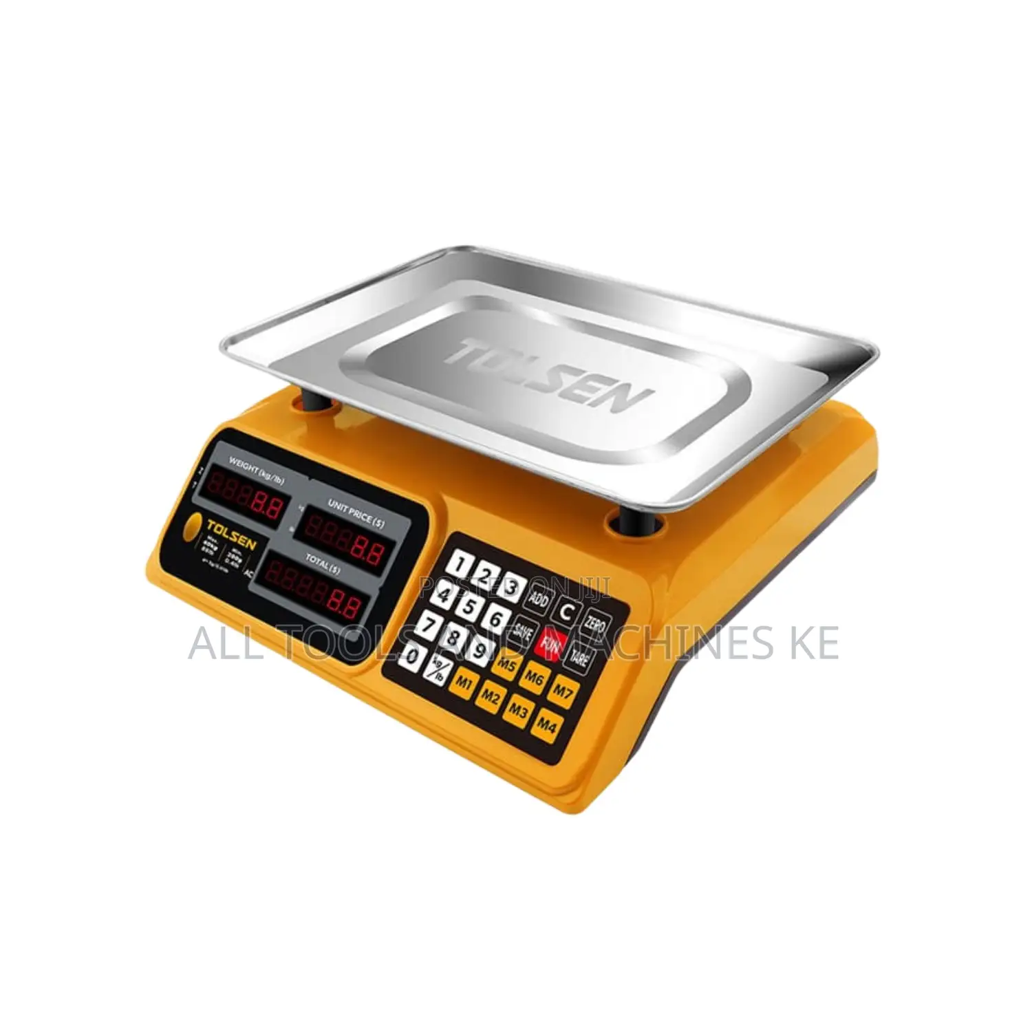 Tolsen Digital Commercial Price Scale 40kg 88lb Accurate Powerful