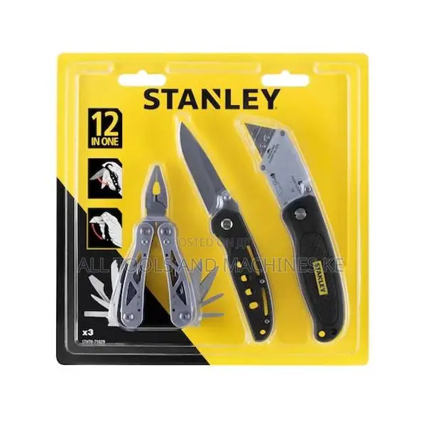 Stanley FATMAX 3 Pack Multi Tool and Knife Set Durable Versatile
