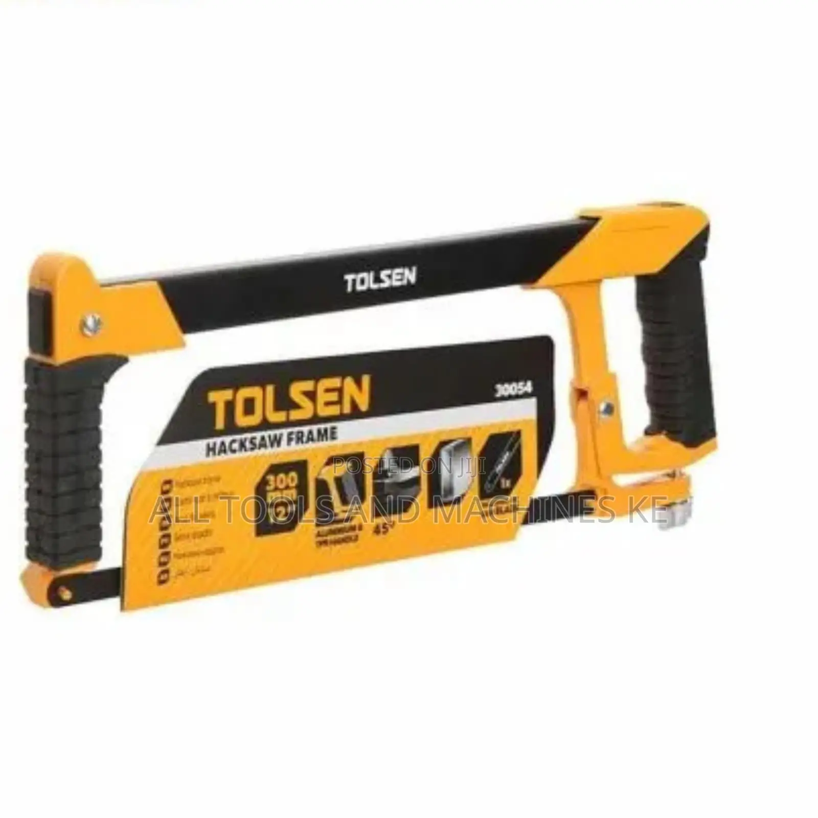 TOLSEN 12 Inch Hacksaw Frame –Powerful Reliable Industrial Aluminium