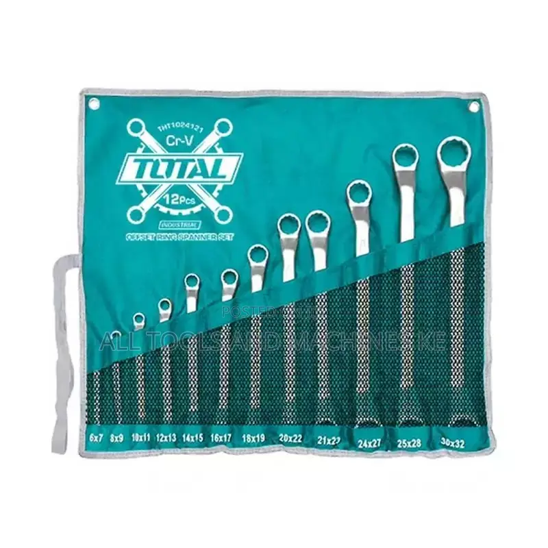 Ultimate 12 Pcs Offset Ring Spanner Set THT1024121