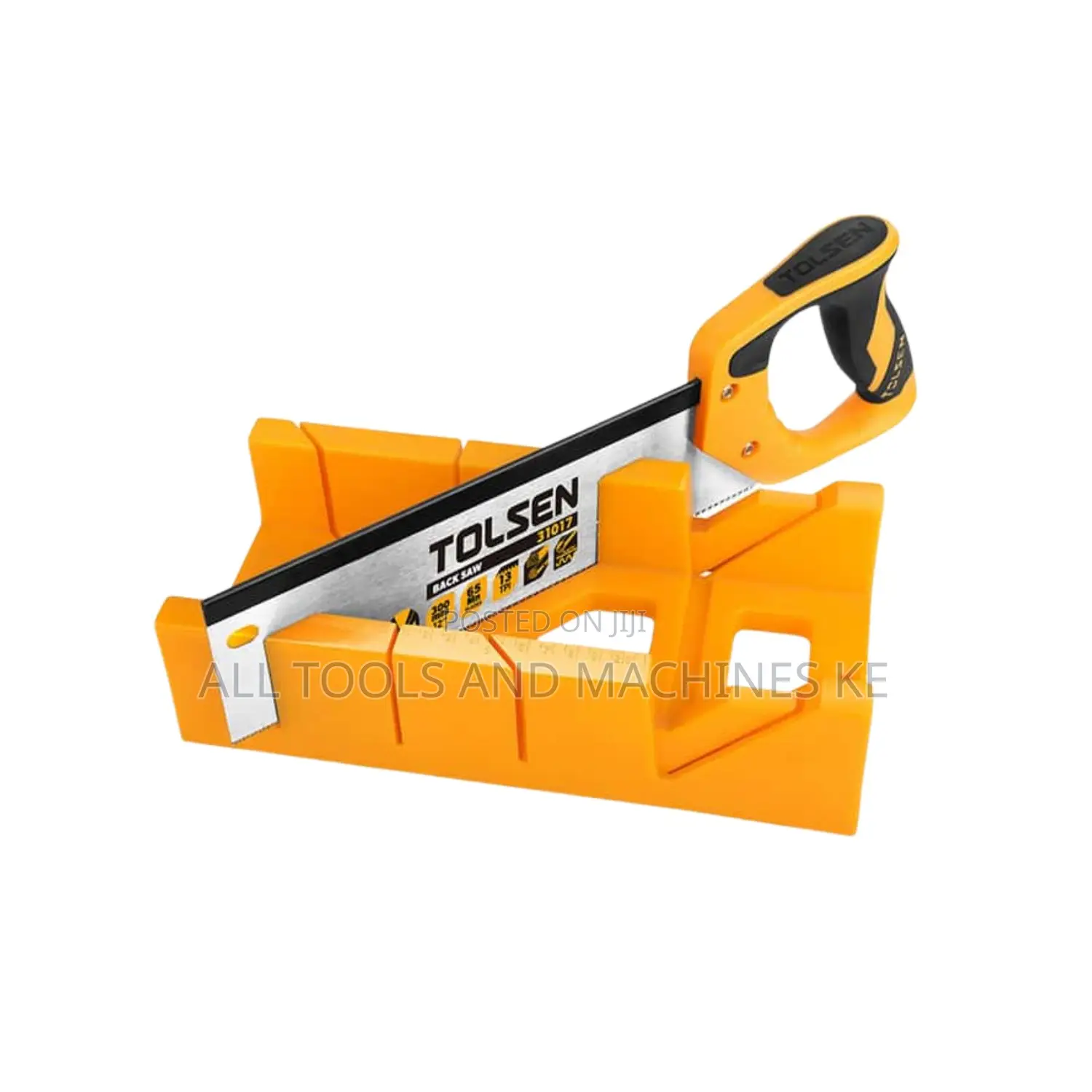 TOLSEN Mitre Box with Back Saw Set 12 inch