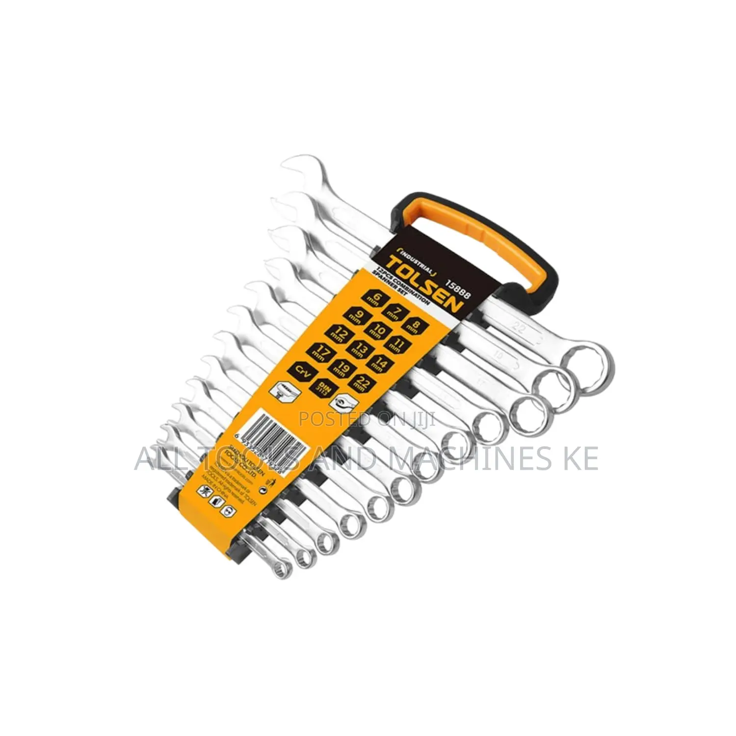 Ultimate TOLSEN Industrial 12PCS Combination Spanner Set 6-22MM Tools