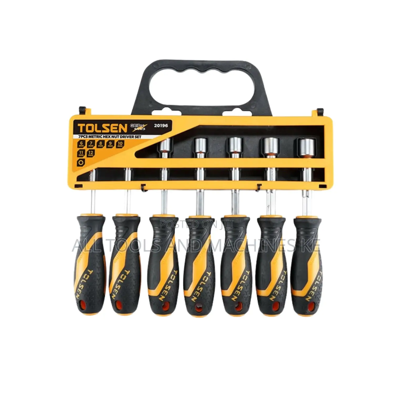 Ultimate TOLSEN 7PCS NUT SCREWDRIVER 6‑12MM
