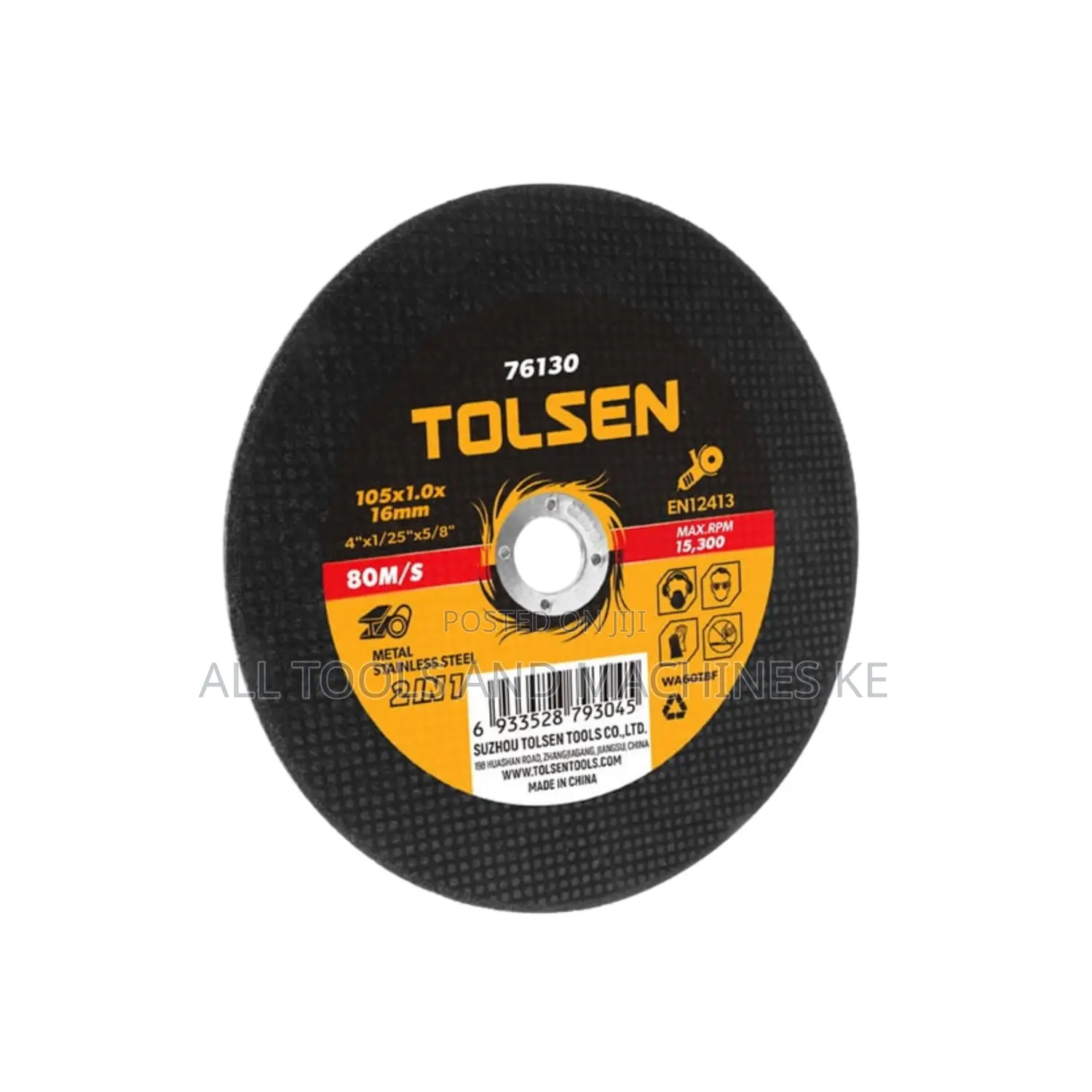 TOLSEN Flat Cutting-Off Wheel 350mm x 2.0mm x 25.4mm