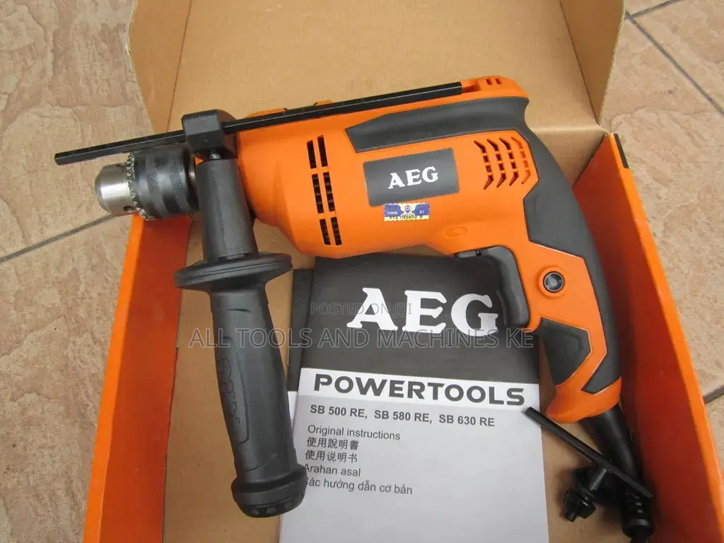 AEG Electric Drill SB2-630 630W – Powerful 2-Speed Professional Drill